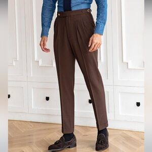 CHOKMAR Men's Naples Italian Old Money Style Dress Pants Size 29 / 29